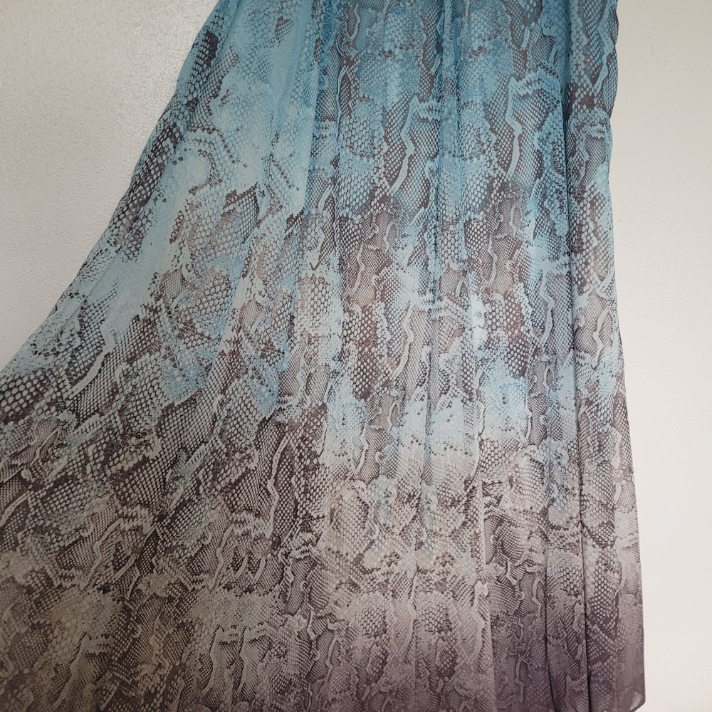 Python Ombre Maxi Skirt - image 2